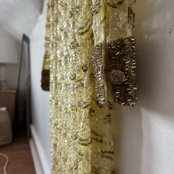 VTG 60s RARE beaded all over shift dress - Picture 4 of 16